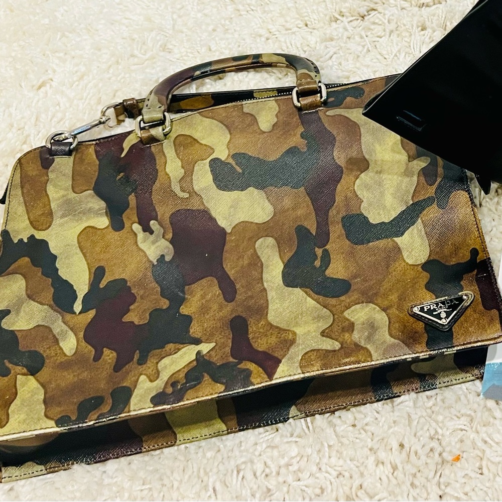 Prada Leather Lap top Breifcase